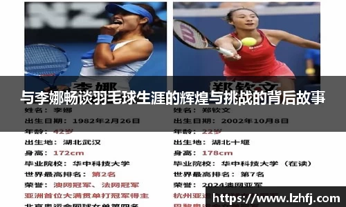 与李娜畅谈羽毛球生涯的辉煌与挑战的背后故事